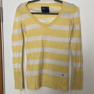 Womens American eagle striped sweater